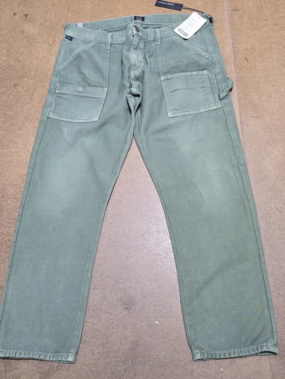 NWT Citizens Of Humanity Olive Green Cargo Work Pants